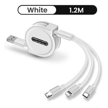 Cargar imagen en el visor de la galería, 3 In 1 Retractable Portable Charging Cable