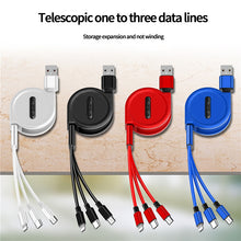 Cargar imagen en el visor de la galería, 3 In 1 Retractable Portable Charging Cable