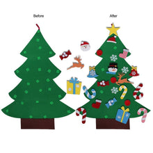 Lataa kuva Galleria-katseluun, DIY Christmas Tree With Ornaments For Children