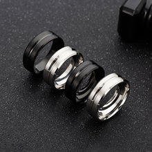 Lataa kuva Galleria-katseluun, 8MM Mens Stainless Steel Finger Ring