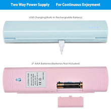 Lataa kuva Galleria-katseluun, Portable Rechargeable Toothbrush Sanitizer Case