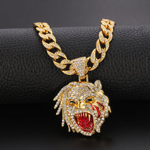 Chargez l'image dans la visionneuse de la galerie, 20 Inches Hip Hop Cuban Link Pendant Necklace