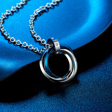Cargar imagen en el visor de la galería, Three Circle Men's Stainless Steel Necklace