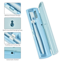 Lataa kuva Galleria-katseluun, Portable Rechargeable Toothbrush Sanitizer Case