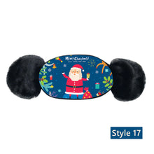 Cargar imagen en el visor de la galería, Children's Winter Warm Ears Christmas Print Masks