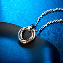 Cargar imagen en el visor de la galería, Three Circle Men's Stainless Steel Necklace