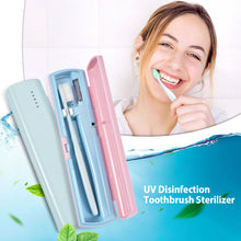 Lataa kuva Galleria-katseluun, Portable Rechargeable Toothbrush Sanitizer Case