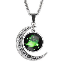 Lataa kuva Galleria-katseluun, 12 Constellation Moon Necklace For Men Women Boy Girl