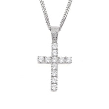 Load image into Gallery viewer, Men's Cubic Zirconia Tiny Diamond 24 Inches Pendant Necklace