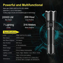Lataa kuva Galleria-katseluun, [50% OFF]Navy Dedicated Flashlight High Lumens Super Bright Waterproof(Limited Stock)