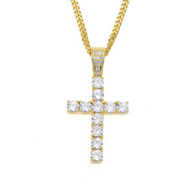 Load image into Gallery viewer, Men's Cubic Zirconia Tiny Diamond 24 Inches Pendant Necklace