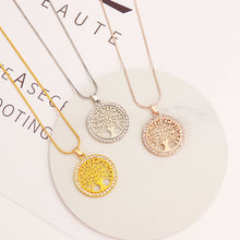 Lataa kuva Galleria-katseluun, Tree Of Life Necklace &amp; Earrings Set