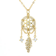 Laden Sie das Bild in den Galerie-Viewer. 【Free Shipping】S925 Sterling Silver "Dreamcatcher" Crystal Necklace