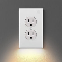 Lataa kuva Galleria-katseluun, OUTLET WALL PLATE WITH LED NIGHT LIGHTS-NO BATTERIES OR WIRES [UL FCC CSA CERTIFIED] - BestBck