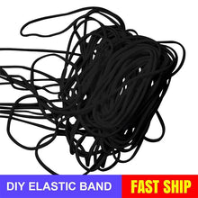 Cargar imagen en el visor de la galería, 2.5mm Round Braided Elastic Cord/White Elastic Band - 50 Yard