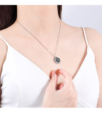 Chargez l'image dans la visionneuse de la galerie, S925 Sterling Silver Abalone Shell Unicorn Necklace