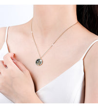Chargez l'image dans la visionneuse de la galerie, S925 Sterling Silver Abalone Shell Unicorn Necklace