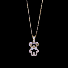 Chargez l'image dans la visionneuse de la galerie, S925 Sterling Silver Cute Bear Necklace