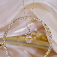 Chargez l'image dans la visionneuse de la galerie, S925 Sterling Silver Cute Bear Necklace