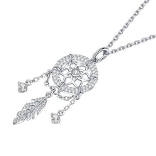 Laden Sie das Bild in den Galerie-Viewer. 【Free Shipping】S925 Sterling Silver "Dreamcatcher" Crystal Necklace