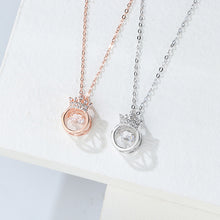 Chargez l'image dans la visionneuse de la galerie, 👑 S925 Sterling Silver Beating Heart Crown Necklace