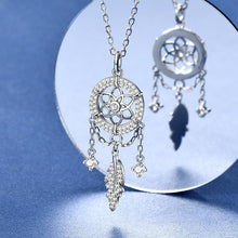 Laden Sie das Bild in den Galerie-Viewer. 【Free Shipping】S925 Sterling Silver "Dreamcatcher" Crystal Necklace