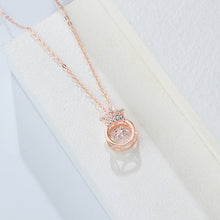 Chargez l'image dans la visionneuse de la galerie, 👑 S925 Sterling Silver Beating Heart Crown Necklace
