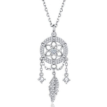 Laden Sie das Bild in den Galerie-Viewer. 【Free Shipping】S925 Sterling Silver "Dreamcatcher" Crystal Necklace