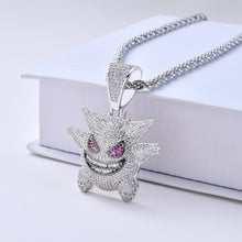 Chargez l'image dans la visionneuse de la galerie, 【Free Shipping】Hip Hop Bling Iced-Out Gengar Pendant Necklace
