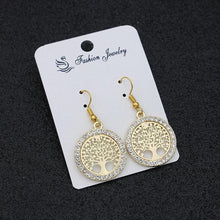 Lataa kuva Galleria-katseluun, Tree Of Life Necklace &amp; Earrings Set