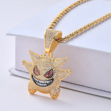 Chargez l'image dans la visionneuse de la galerie, 【Free Shipping】Hip Hop Bling Iced-Out Gengar Pendant Necklace