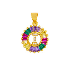 Cargar imagen en el visor de la galería, THE BEST GIFT - RAINBOW INITIAL LETTERS PENDANT NECKLACE