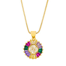 Cargar imagen en el visor de la galería, THE BEST GIFT - RAINBOW INITIAL LETTERS PENDANT NECKLACE