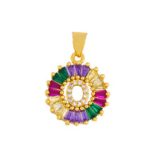 Cargar imagen en el visor de la galería, THE BEST GIFT - RAINBOW INITIAL LETTERS PENDANT NECKLACE