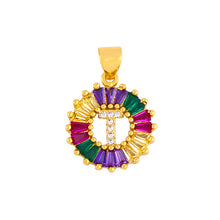 Cargar imagen en el visor de la galería, THE BEST GIFT - RAINBOW INITIAL LETTERS PENDANT NECKLACE