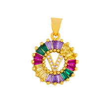 Cargar imagen en el visor de la galería, THE BEST GIFT - RAINBOW INITIAL LETTERS PENDANT NECKLACE