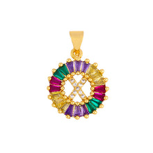 Cargar imagen en el visor de la galería, THE BEST GIFT - RAINBOW INITIAL LETTERS PENDANT NECKLACE