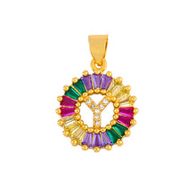 Cargar imagen en el visor de la galería, THE BEST GIFT - RAINBOW INITIAL LETTERS PENDANT NECKLACE