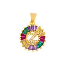 Cargar imagen en el visor de la galería, THE BEST GIFT - RAINBOW INITIAL LETTERS PENDANT NECKLACE