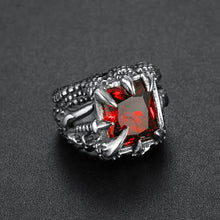 Lataa kuva Galleria-katseluun, Men's Vintage Crystal Dragon Claw Ring