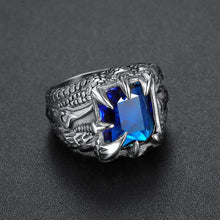 Lataa kuva Galleria-katseluun, Men's Vintage Crystal Dragon Claw Ring