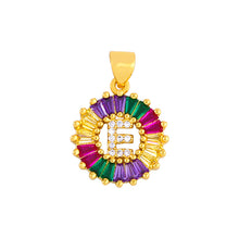 Cargar imagen en el visor de la galería, THE BEST GIFT - RAINBOW INITIAL LETTERS PENDANT NECKLACE