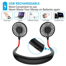 Cargar imagen en el visor de la galería, <transcy>Ventilador de cuello colgante portátil</transcy>