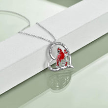 Laden Sie das Bild in den Galerie-Viewer. Women's Heart And Bird Necklace