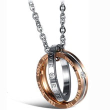 Lataa kuva Galleria-katseluun, Stainless Steel Matching Necklaces For Couples