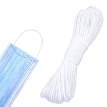 Cargar imagen en el visor de la galería, <transcy>Cuerda de correa de máscara elástica plana de 3,5 mm / cuerda suave para orejeras (50 yardas)</transcy>