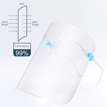 Cargar imagen en el visor de la galería, <transcy>Pantalla facial transparente de moda de seguridad mejorada (2 juegos + 3 protectores reemplazables adicionales)</transcy>