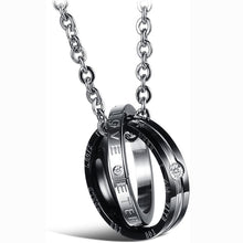 Lataa kuva Galleria-katseluun, Stainless Steel Matching Necklaces For Couples