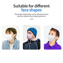 Lataa kuva Galleria-katseluun, New Silicone Benz Design Mask Bracket Not Fall Off&amp;Breathing Smoothly(3PCS)