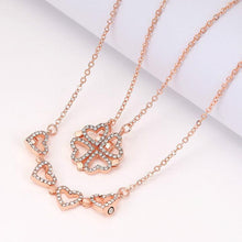 Lataa kuva Galleria-katseluun, Fodable Rotating Unique Designs Lucky Fortune Choker Necklace For Women Girls Jewelry